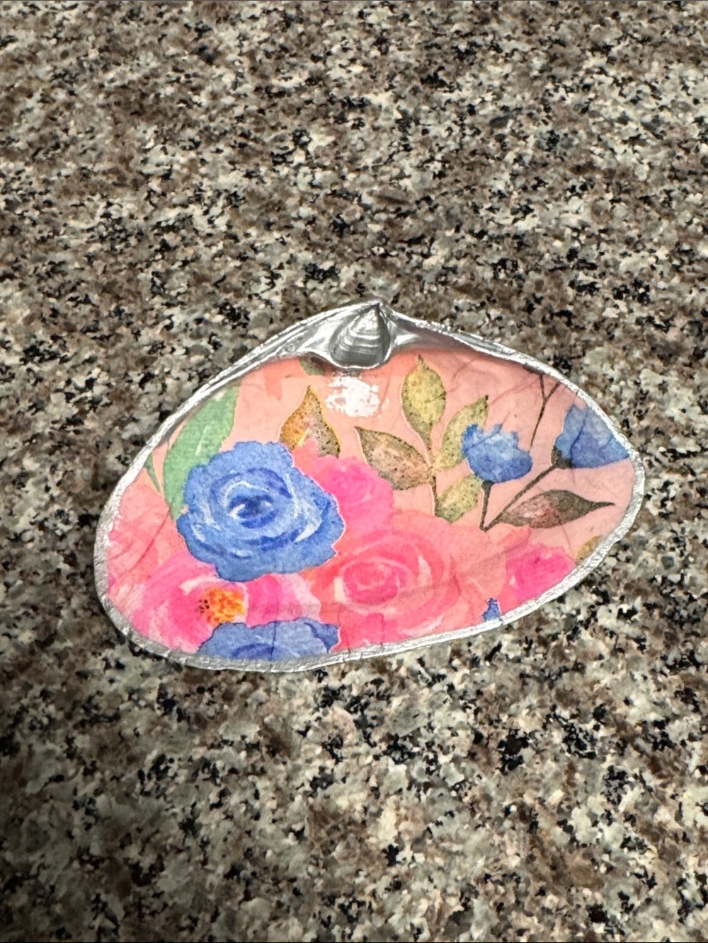 Floral Shell Trinket Dish